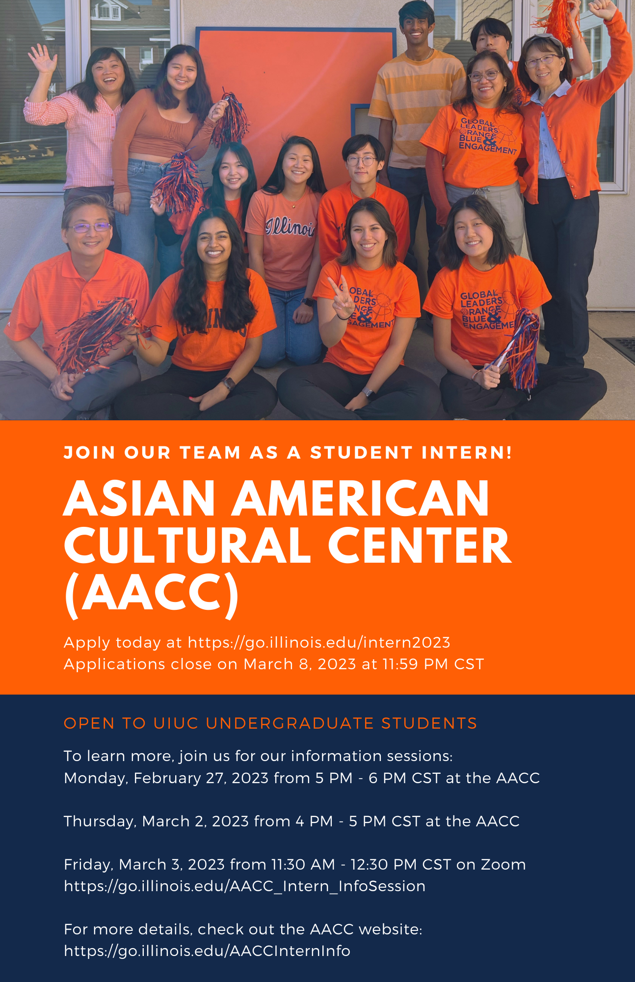 Asian American Cultural Center (AACC) FirstYear Internship Program